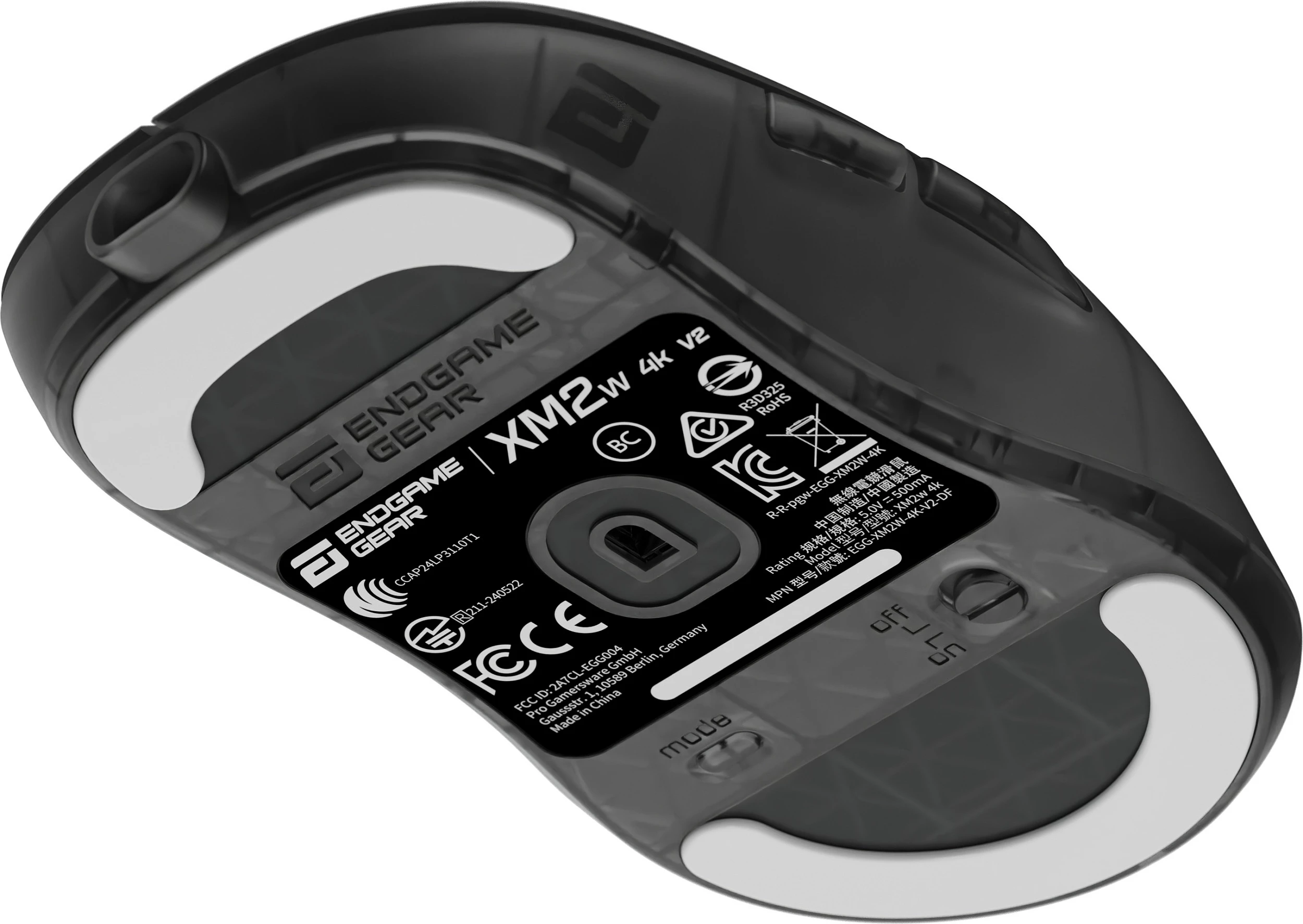 Maus gaming Endgame Gear XM2w 4k v2, Dark Frost