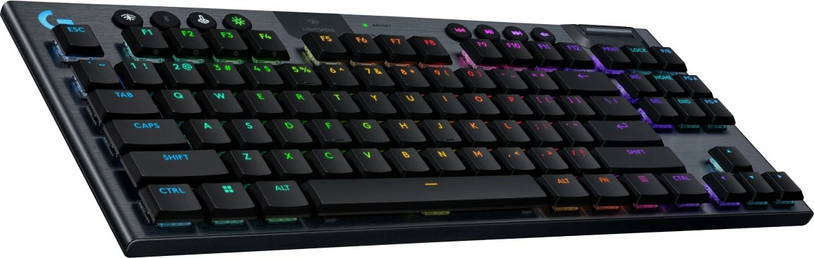 Tastierë gaming Logitech G915 X LIGHTSPEED, mekanike, RGB, e zezë