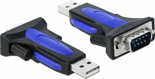 Adapter kabllo DeLOCK 66280 USB-A në DB9 RS-485, 0.8 m, e zezë