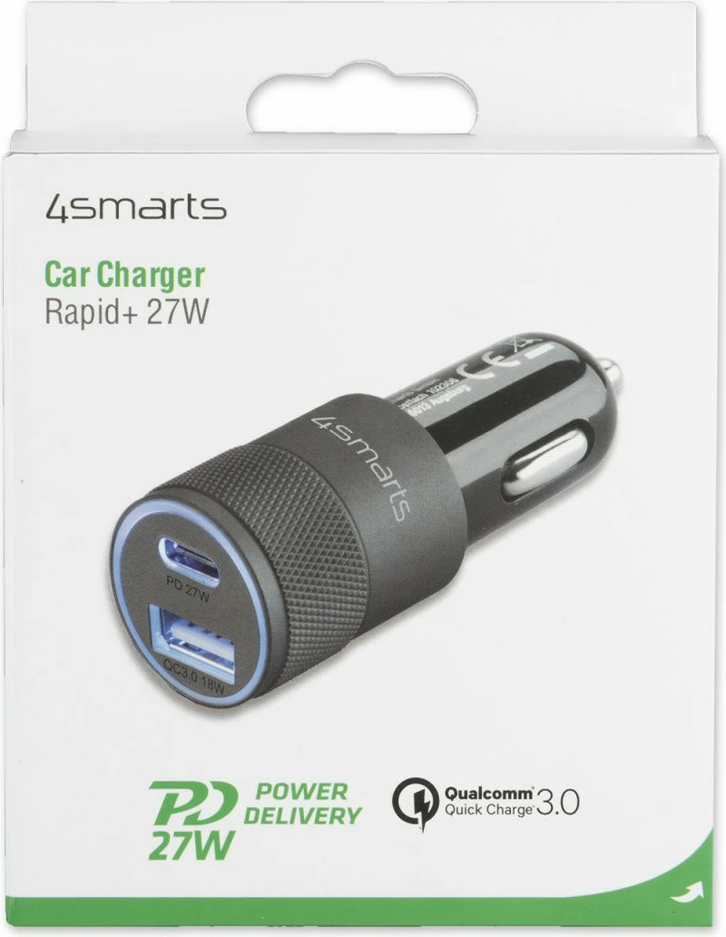 Karikues auto 4smarts 464448, 12 V, 3 A, i zi