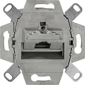 Prizë rrjeti Rutenbeck UAE-Cat6A iso-8 Up 0, RJ45, Cat6A, pa pllakë qendrore, gri