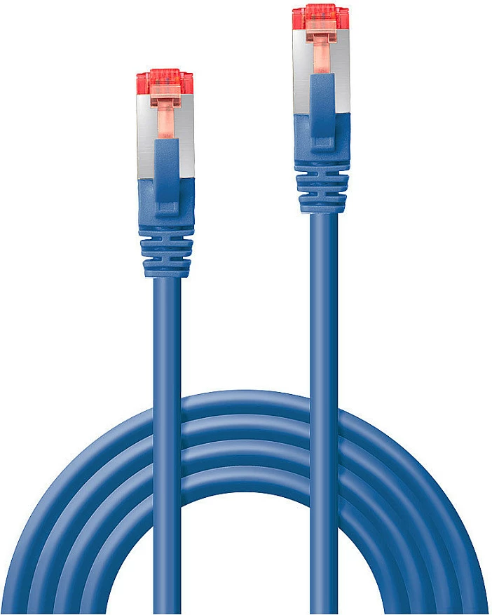 Kabllo rrjeti LINDY 47718 Cat6 S/FTP, 1.5m RJ-45 në RJ-45, blu