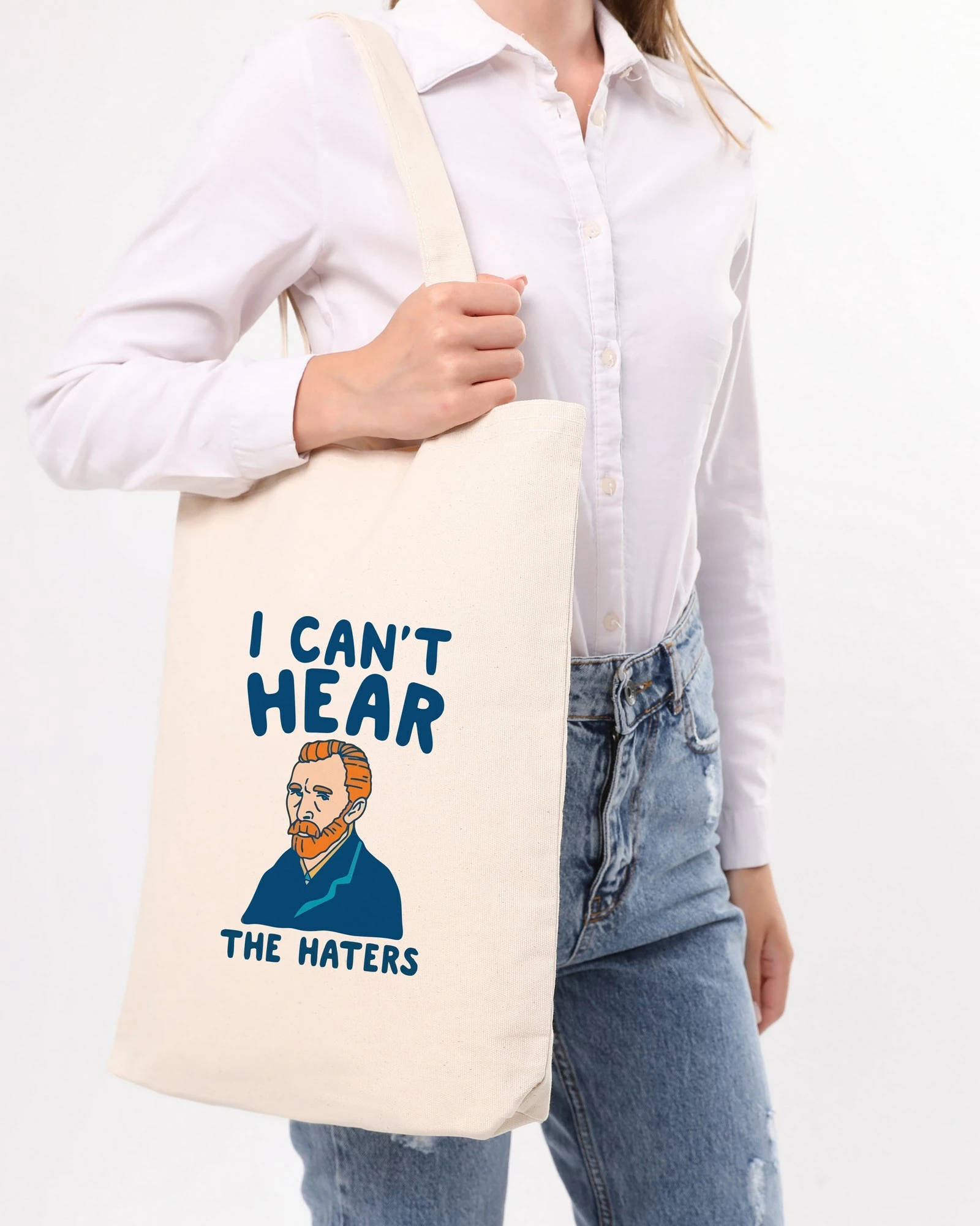 Tote bag Zoozie, krem, 35x40x8cm