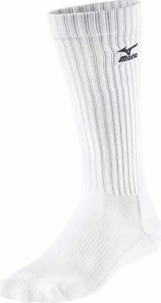 Çorape për volejboll Mizuno, të bardha