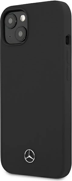 Mbështjellës Mercedes Silicone Line për iPhone 13 mini, 5.4", i zi