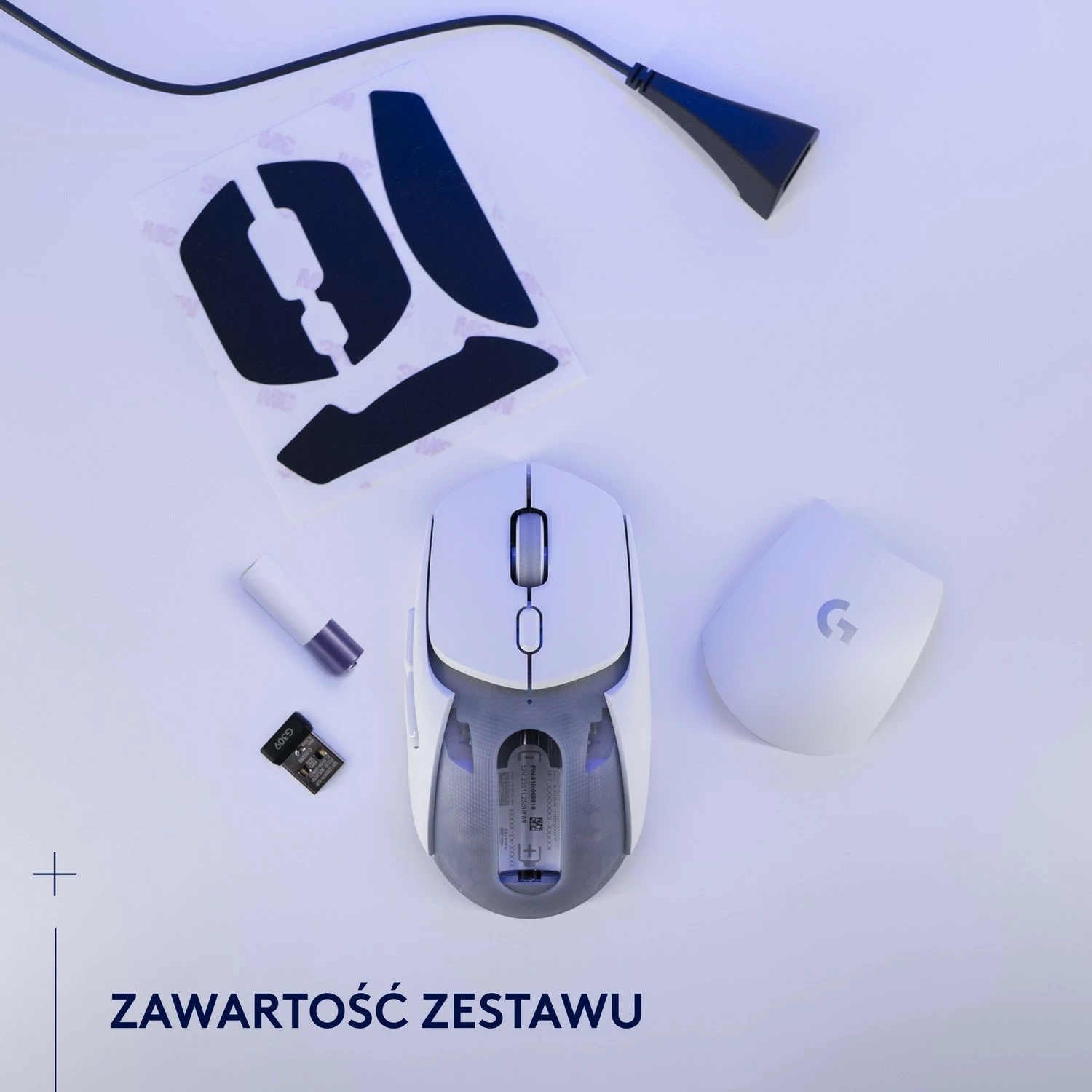 Maus Logitech G309 Lightspeed, i bardhë