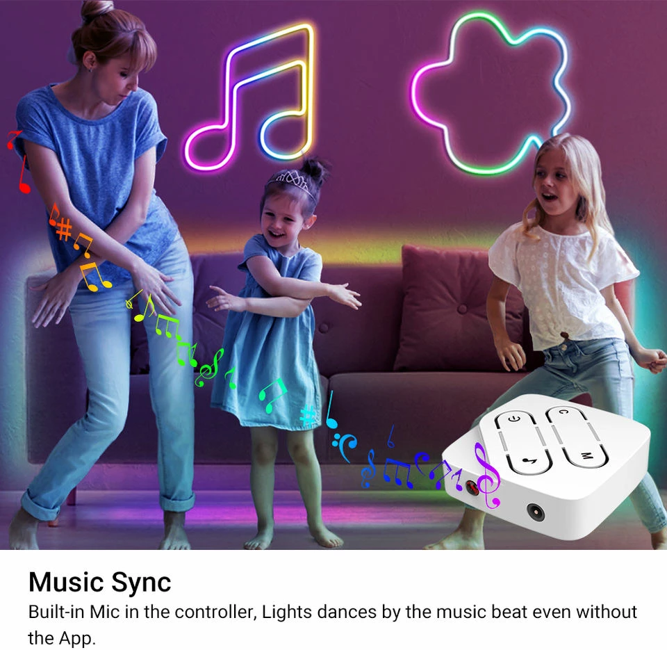 Drita LED Tech Time Smart Life Wi-Fi RGB Color Neon LED Strip Light ( 5M 300LED IP65 )