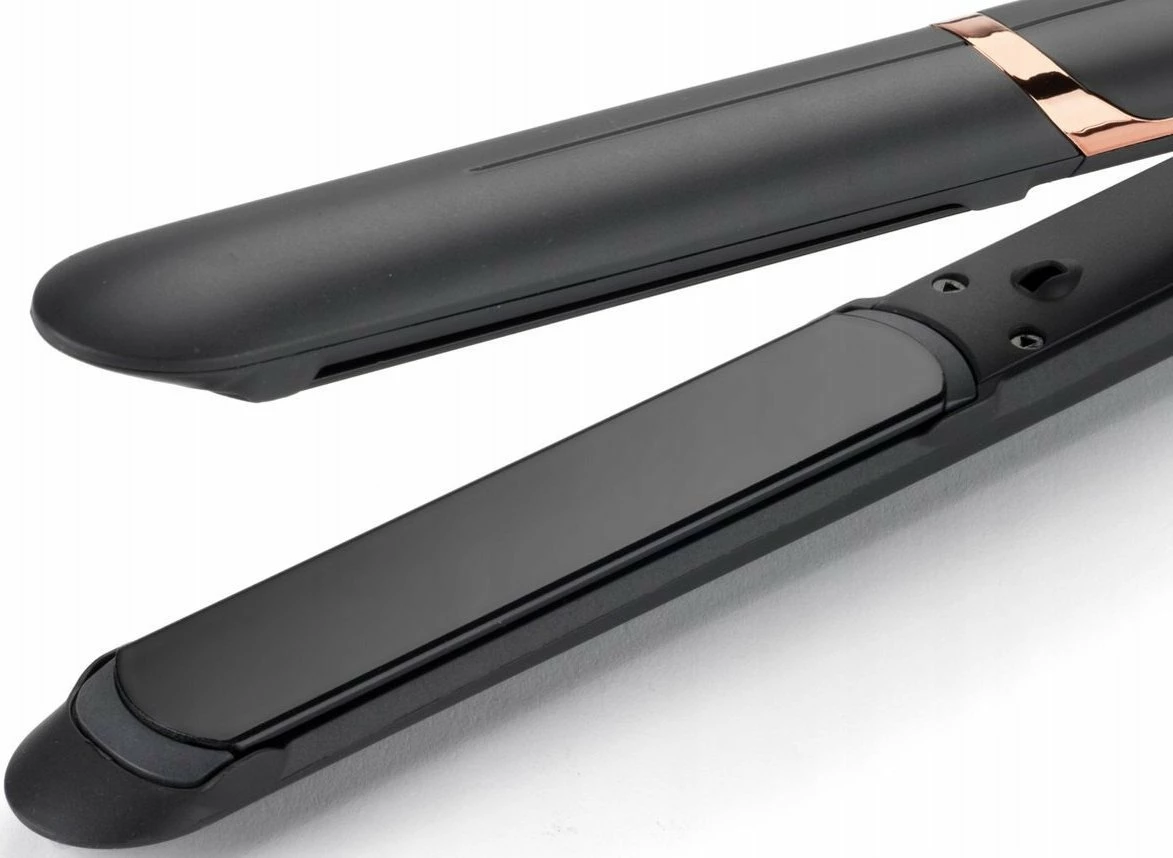Hekur për flokë BaByliss Smooth Pro 235 ST394E 235°C, jonizim, pllakë qeramike, e zezë-ari, me këllëf termik