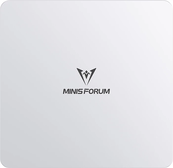 Kasë mini kompjuter Minis Forum UM870 Plus barebone, Ryzen 7 8745H, pa RAM/SSD, argjendtë