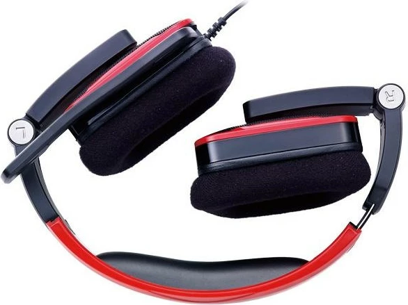 Kufje gaming Thermaltake TteSPORTS SHOCK Royal Red, 3.5mm, me mikrofon, e zezë/kuqe