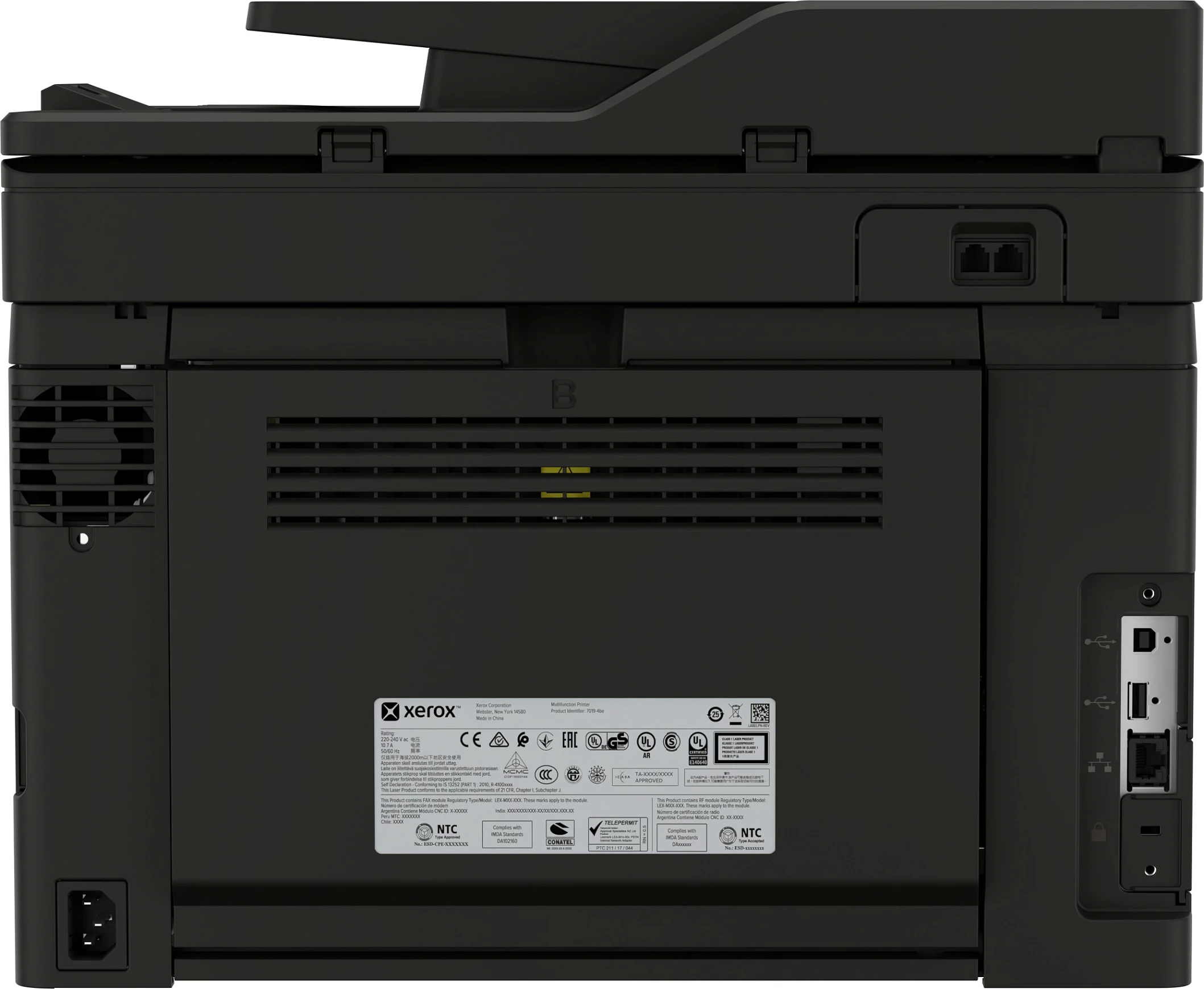 Printer multifunksional Xerox C303, 4n1 laser me ngjyra, A4, 30 faqe/min, bardhë/zi