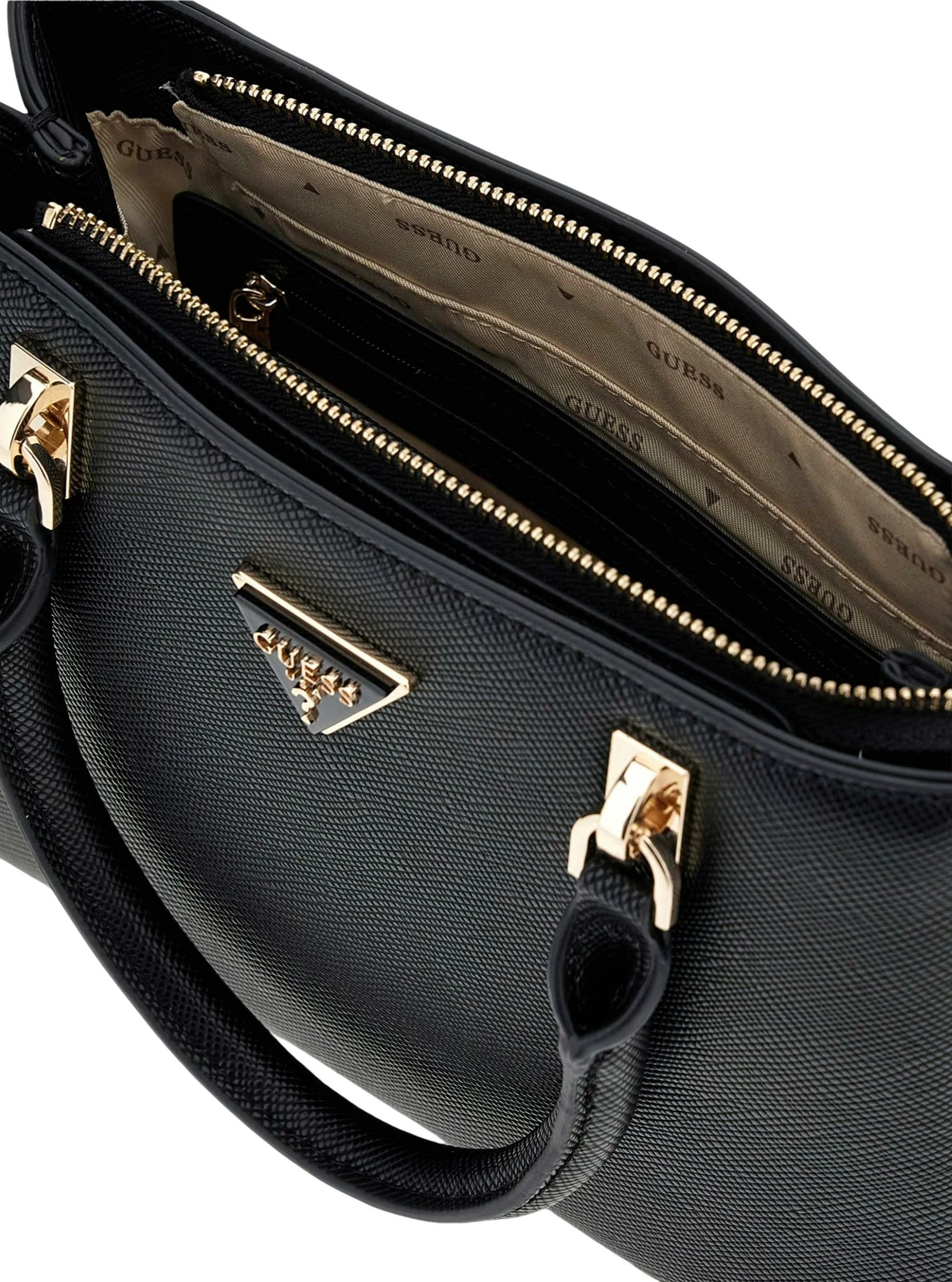 Çantë dore për femra Guess Noelle II HWZG96 72050, e zezë