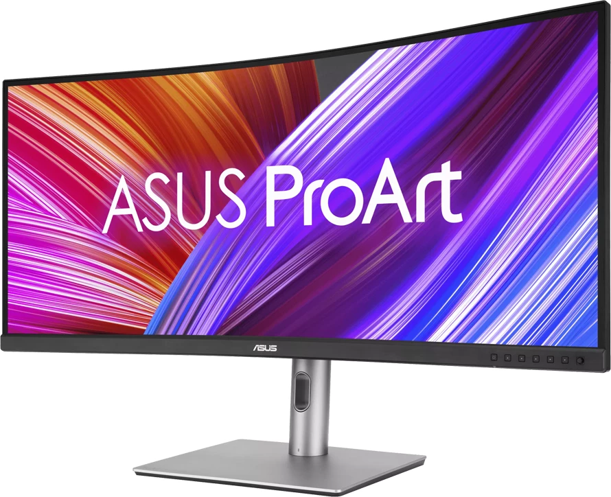 Monitor profesional ASUS ProArt Display PA34VCNV 34.1" IPS UWQHD 3440x1440 i lakuar 3800R, USB-C PD 96W, RJ45, Argjendtë