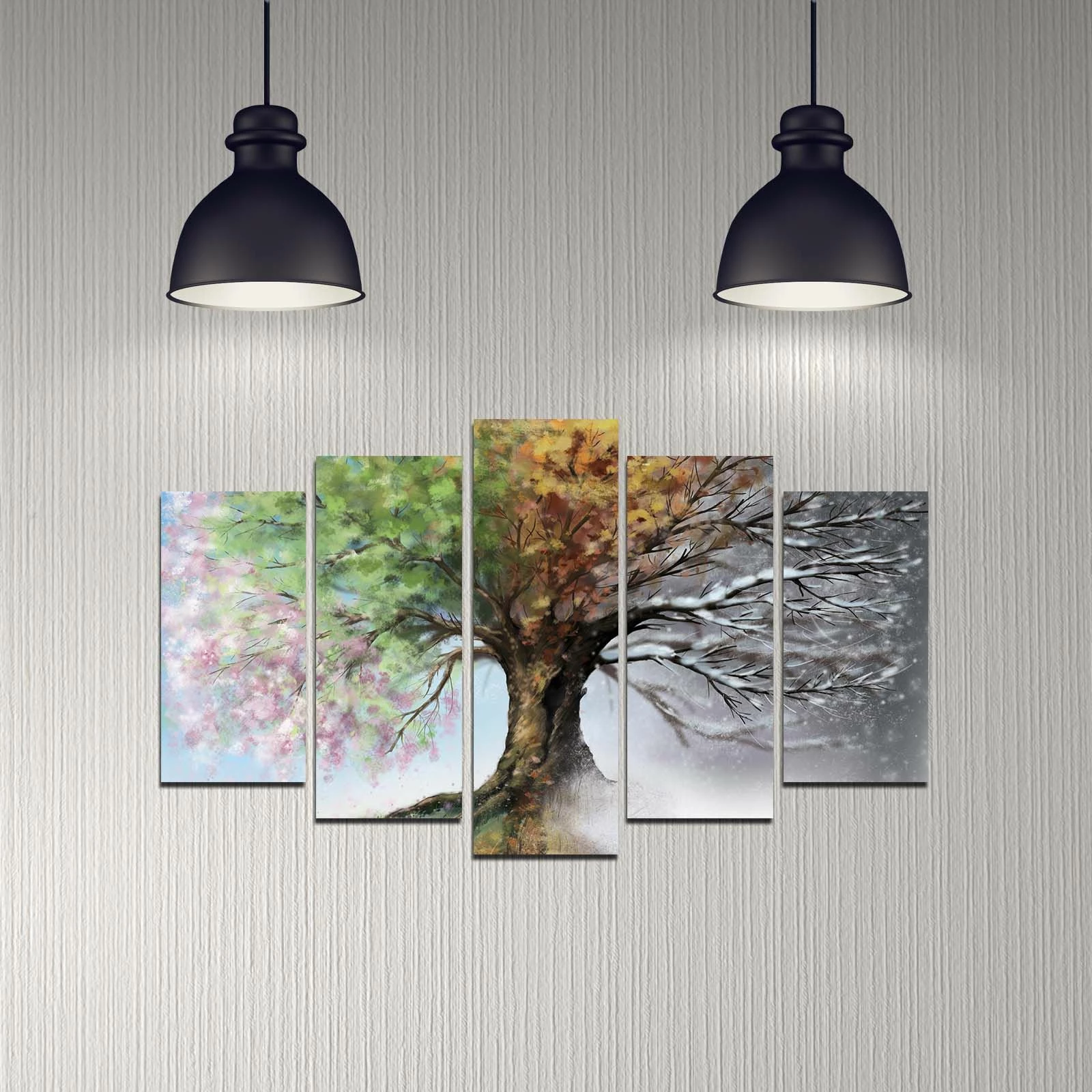Pikturë dekorative MDF, 5 pjesë, Wallity, 5DMDF-6