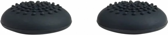 Mbulesa silikoni për thumbstick Nacon Bigben, për kontrollor PS4/PS5, set 3 palë, e zezë/kuqe
