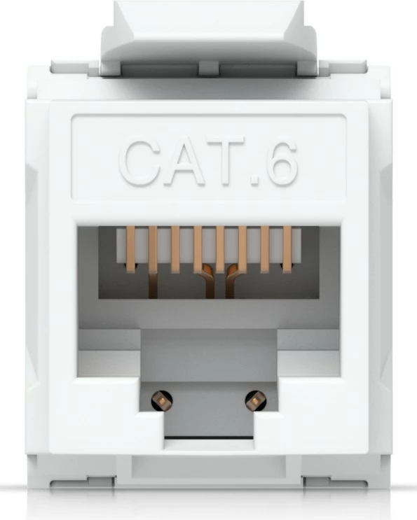 Keystone jack Ubiquiti Cat6, 12 copë, i bardhë