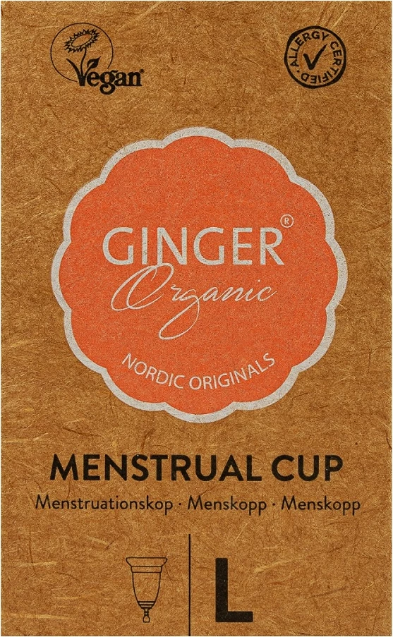 Kupë menstruale për femra Ginger Organic L, 1 copë