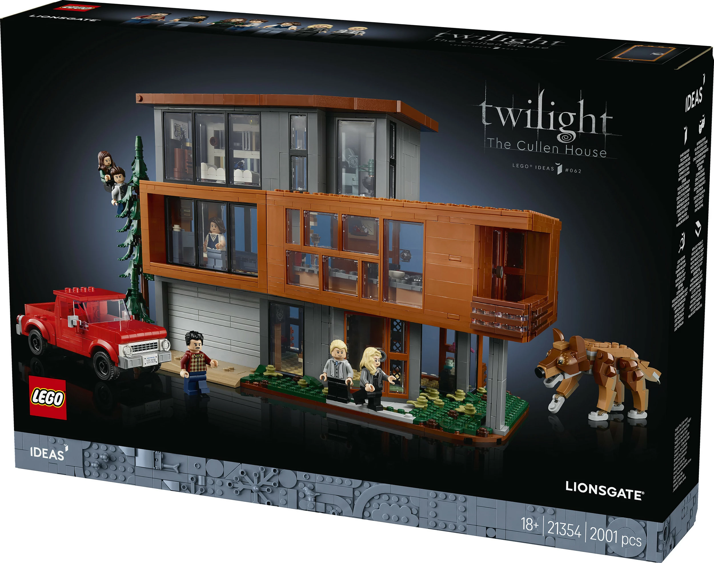 Set ndërtimi LEGO Ideas Twilight The Cullen House 21354, 2001 pjesë, 18+, shumëngjyrësh