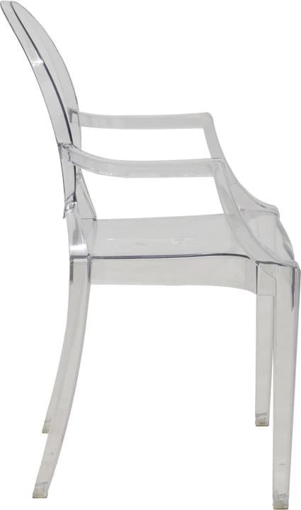 Karrige Narova, PC transparente, 43x48x92cm, set prej 4 copësh