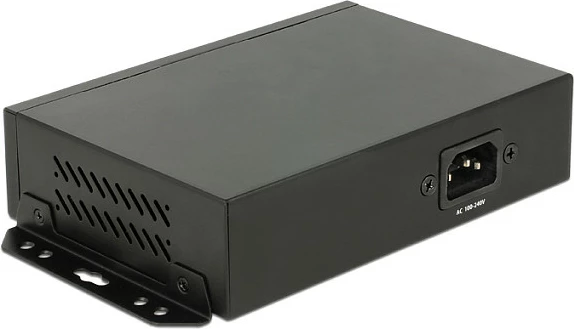 Switch rrjeti DeLOCK 87708, 8x Gigabit RJ-45 + 1x SFP, montim në mur, i zi