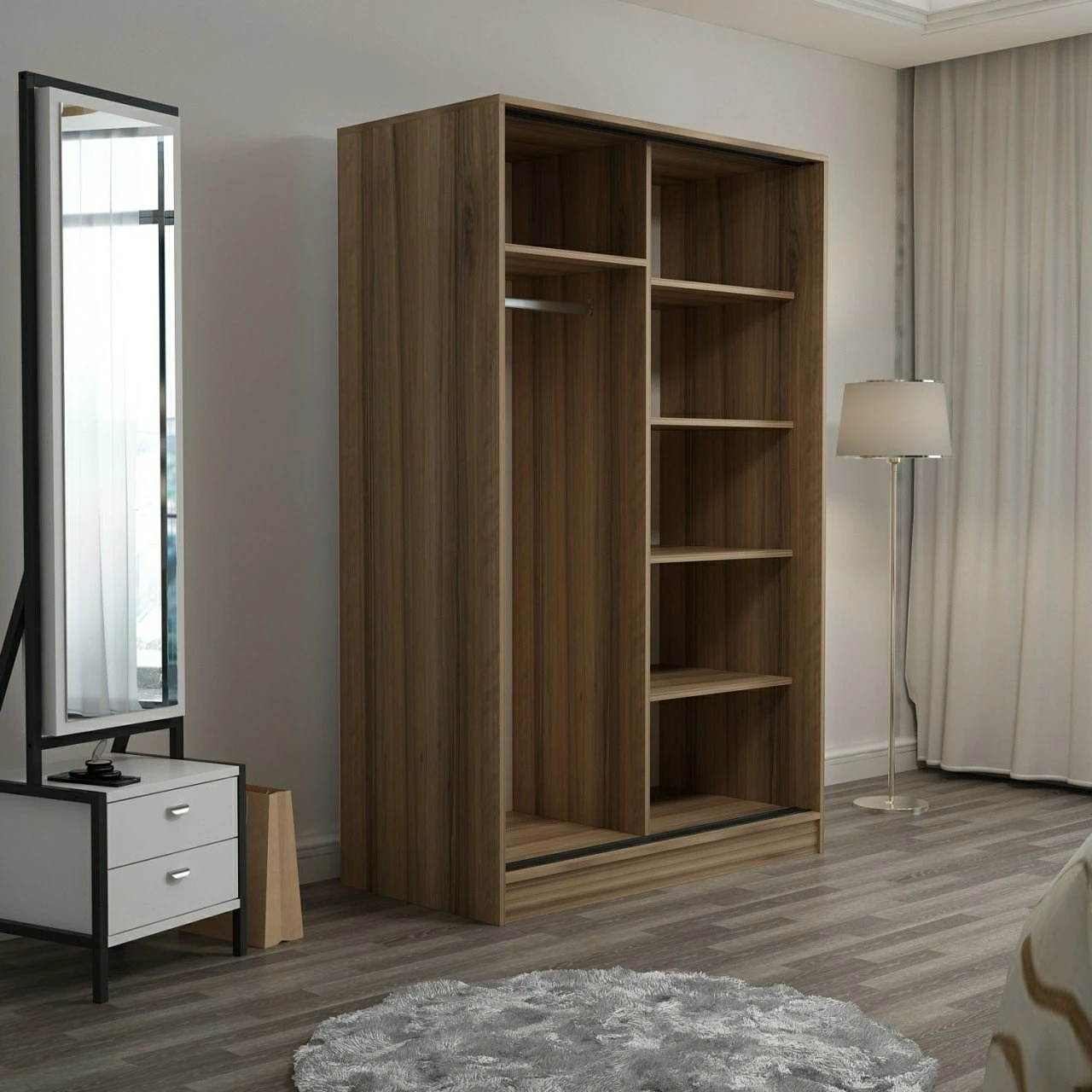 Dollap Hanah Home, ngjyrë lisi, Kale - 2318