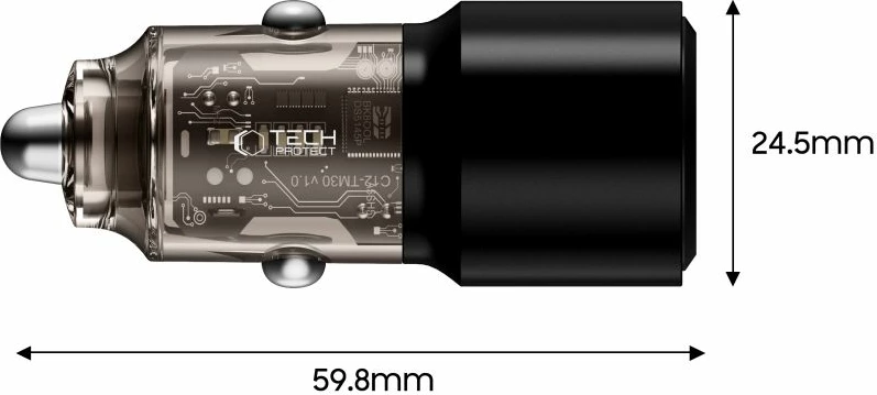 Karikues makine Tech-Protect CC03, 2 porta USB-C, 100W, i zi