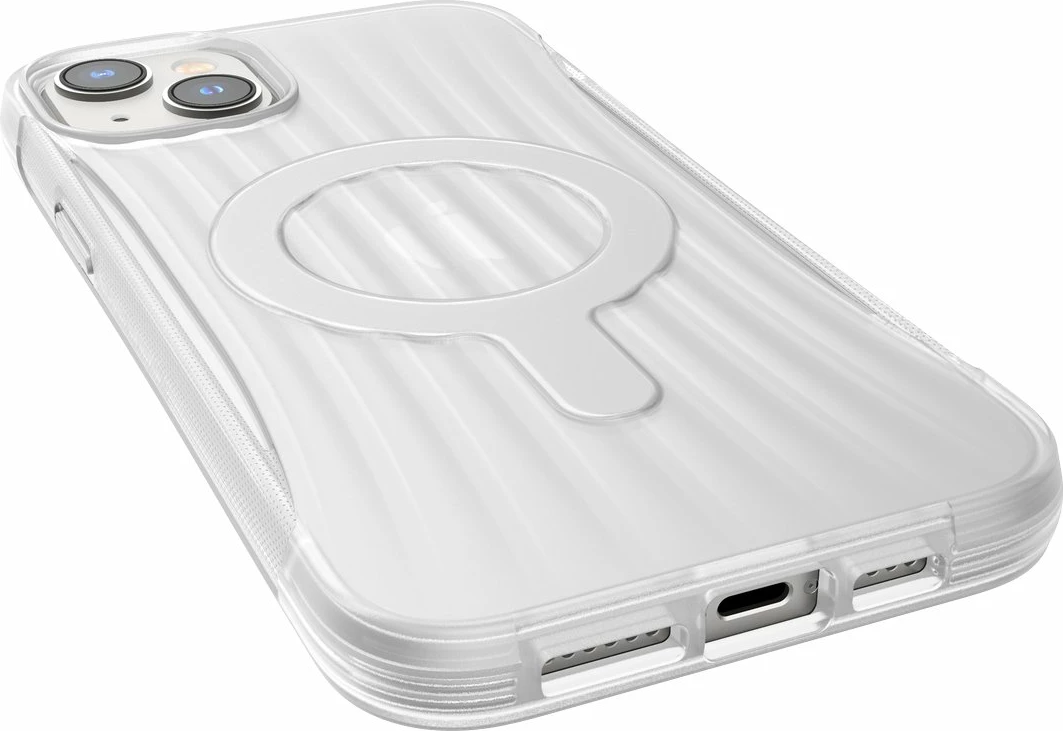 Mbështjellës Raptic X-Doria Clutch Case për iPhone 14 Plus me MagSafe, Transparent