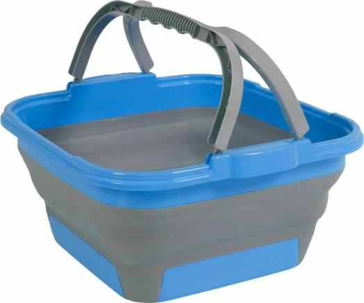 Legen i palosshëm për kamping BRUNNER Cleo Fold-Away, TPE/PP, me doreza të palosshme, blu/gri