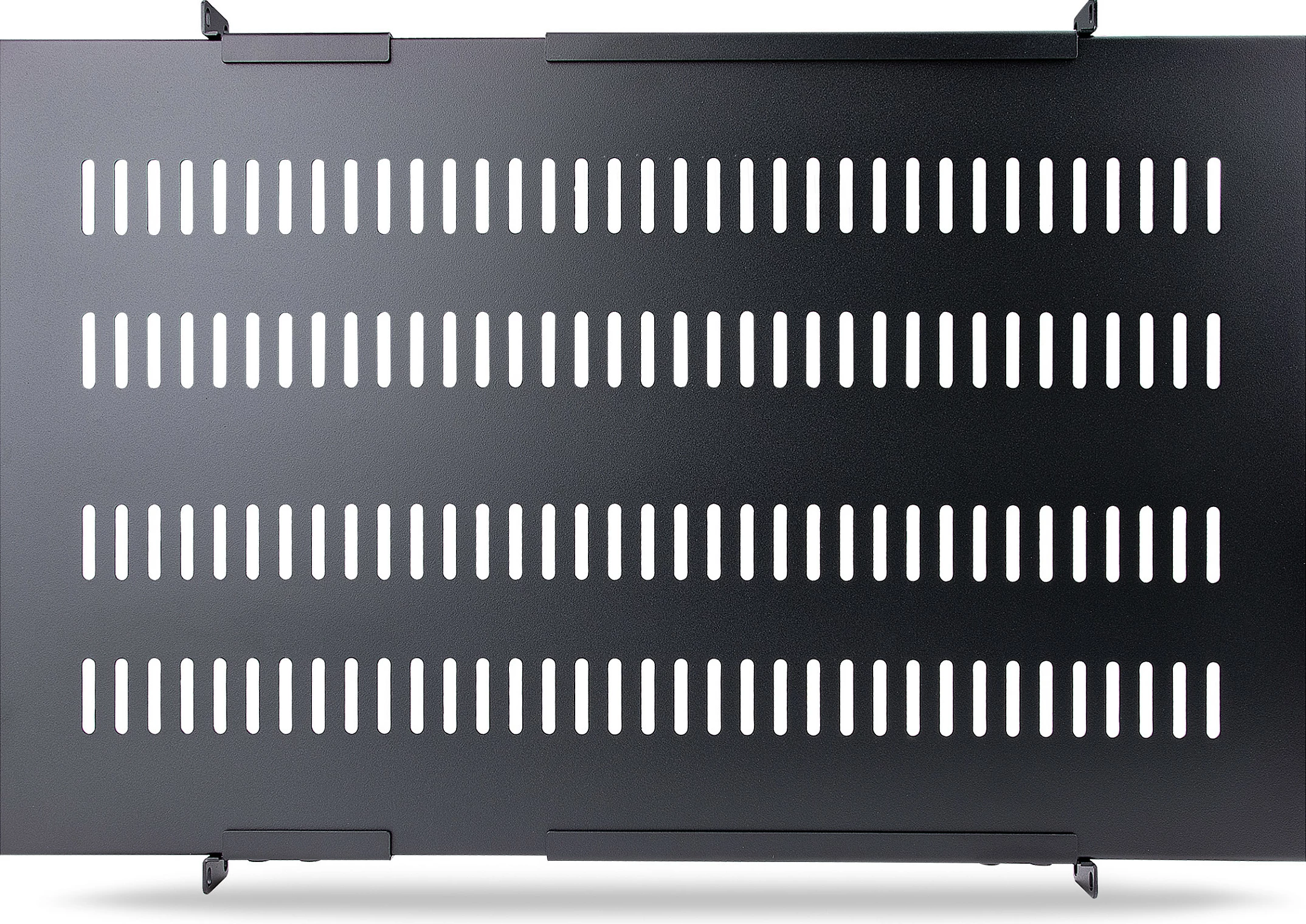 Raft i rregullueshëm për rack serveri StarTech ADJSHELFHDV, 1U, 4-post, i ventiluar, 150 kg, 49.5-97.4 cm, i zi