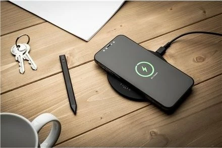Karikues pa tela Fixed SlimPad 15W, kabllo USB-C 1m, i zi