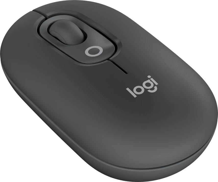 Maus Logitech POP Mouse me emoji, Bluetooth 5.1, 1000-4000 DPI, 4 butona, Graphite