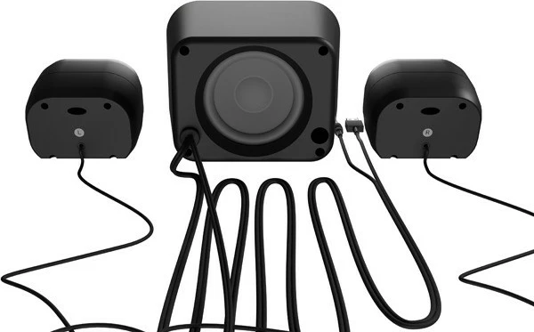 Set altoparlantësh Natec PUG 2.1, 11W RMS, me subwoofer, i zi