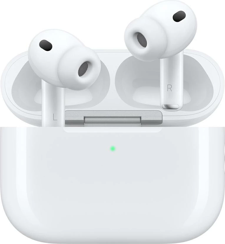 Kufje Apple AirPods Pro3 2025 me kuti karikimi USB-C bardhë
