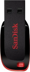 USB SanDisk Cruzer Blade 64 GB, USB Type-A, 2.0, e zezë, e kuqe