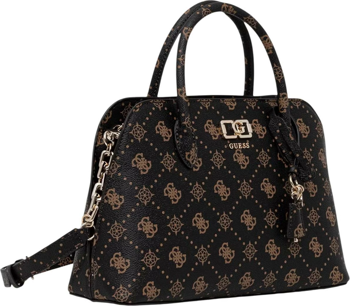 Çantë dore për femra Guess Emelie Logo 2 Comp S HWGP99 28060, kafe