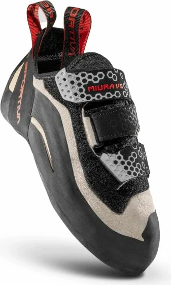 Atlete ngjitjeje për femra La Sportiva Miura VS ZFCS037W00R22, të bardha/cherry tomato