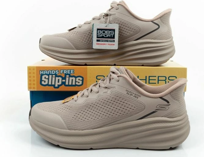 Atlete për meshkuj Skechers Bobs Skillz Slip-Ins, bezhë