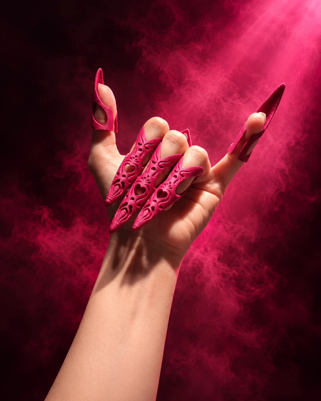Thonj 3D Halloween – Pink Claws(10 cope)