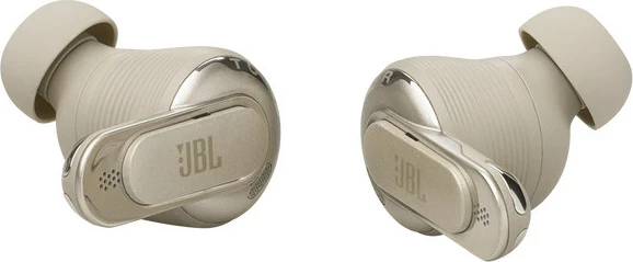Kufje JBL Tour Pro 3 TWS, Bluetooth, ANC, Smart Charging Case me ekran prekje, Spatial 360, Hi-Res, Latte