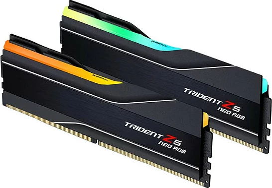 RAM Memorje G.Skill Trident Z5 Neo RGB F5-6000J3244G64GX2-TZ5NR, 128GB (2x64GB) DDR5 6000MT/s CL32 EXPO, e zezë