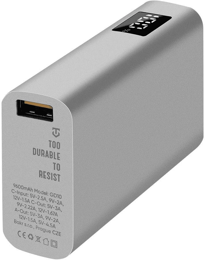 Powerbank Tactical EDC Brick 9600mAh 22.5W, gri, Limited Edition