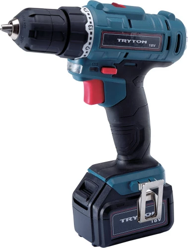 Vidalues me bateri TRYTON TFV18B2 18V Li-Ion, 2x 1.5Ah, 25Nm, 0.8-10mm, me karikues + valixhe, blu