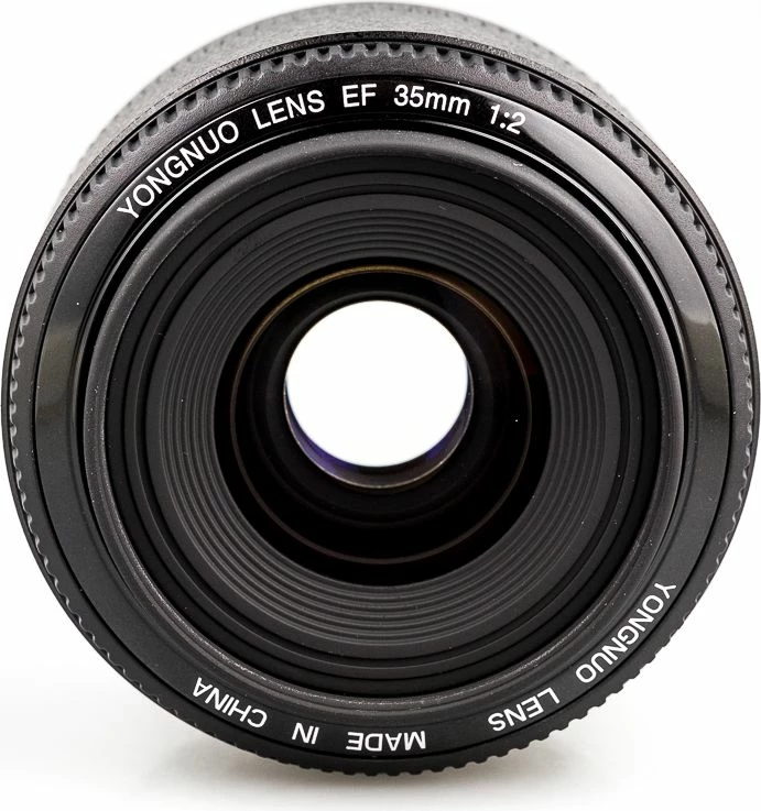 Objektiv Yongnuo 35mm f/2–f/22 për Canon EF, autofocus, filter 58mm, i zi