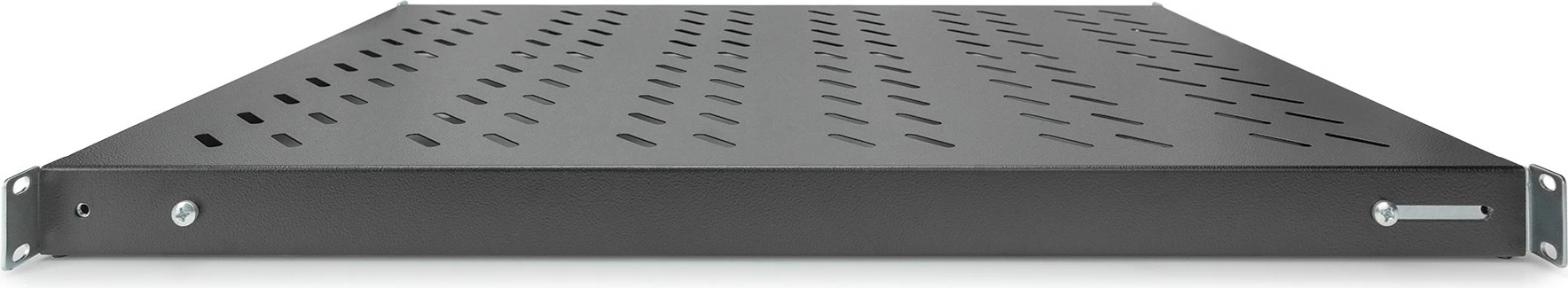 Raft kabineti Digitus 1U 44x482x700-1180mm, deri 50kg, zi