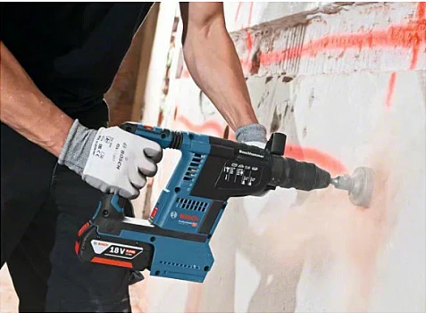 Çekiç shpues me bateri Bosch 0 611 910 00G, SDS Plus, 18V, 2.6J, Brushless, i zi/jeshil