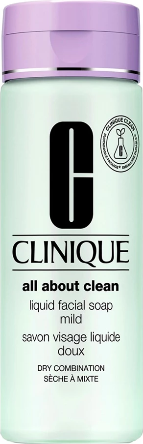 Sapun i lëngshëm për fytyrë për femra Clinique All About Clean Liquid Facial Soap Mild, 200ml