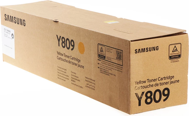 Toner, Samsung, CLT-Y809S / Y809 (SS742A), 15000 faqe, verdhë