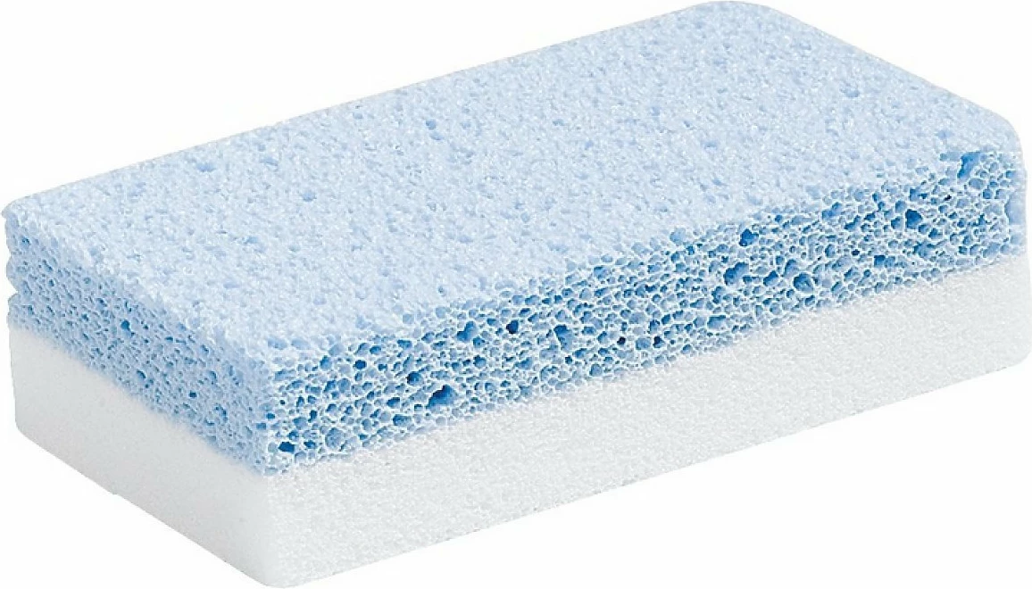 Gur për pedikyr/manikyr Peggy Sage pumeks kamienny unisex bardhë/kaltert, 1 copë