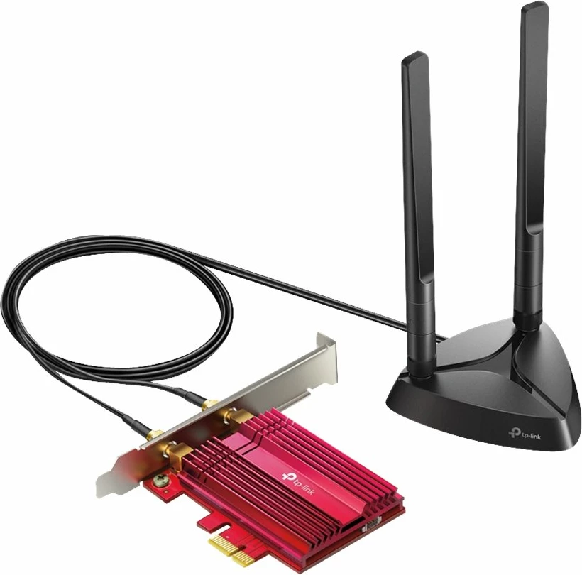 TP-Link Archer TX3000E AX3000 Wi-Fi 6 PCIe Adapter, Bluetooth, Dual Band, 2402Mbps + 574Mbps, WPA3
