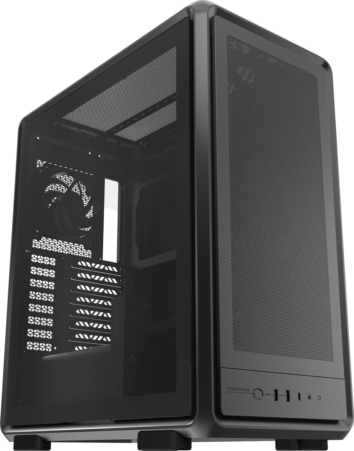 Kasë Cooler Master MasterFrame 500 Mesh, Midi Tower, ARGB, e zezë/transparente